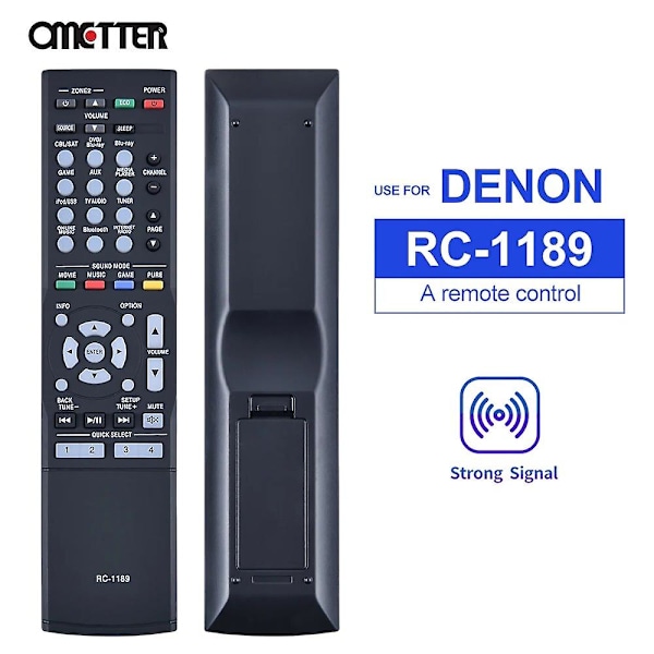 RC-1189 for Denon Fjernkontroll AV-mottakerdeler AVR-S700W AVR-S710W AVR-S720W AVR-X1100W AVR-X1200W RC-1189 RC-1189 RC-1189