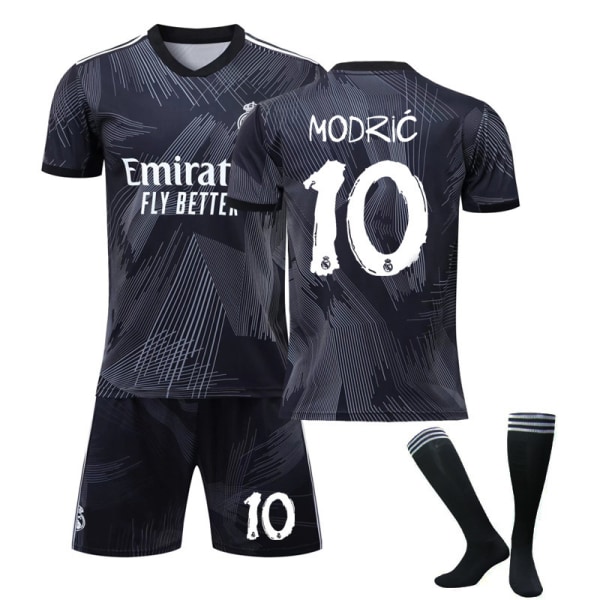 22-23 Real Madrid 120-års jubilæums Y3 fælles trøjesæt nr. 9 Benzema nr. 20 Vinicius fodboldtrøje thailandsk udgave No. 9: Socks + Protective Gear XL size 180-185cm