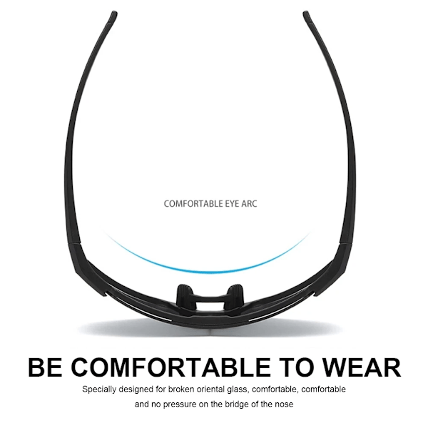 Utomhus solglasögon för män, cykelglasögon, cykelglasögon, damglasögon, UV-skydd, fiskeglasögon för cykel C1 Sport Sunglasses