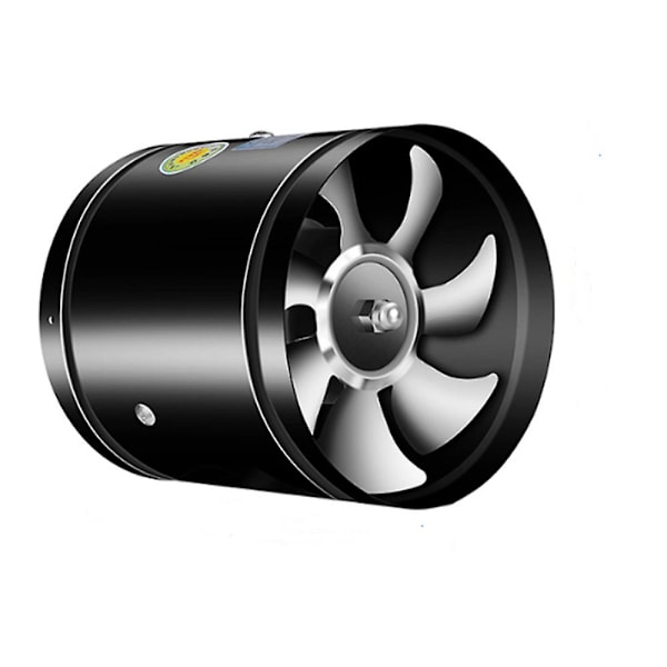 Supervahva imuripuhallin monitoimilla ja tehokkaalla äänenvaimennuksella, kylpyhuoneen puhallin 170mm musta 170mm black inches