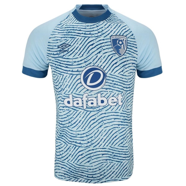 Umbro Menn 23/24 AFC Bournemouth Bortetrøye XXL Himmelblå/Blå/Himmelblå/Blå/Hvit Sky Blue/Blue/White XXL