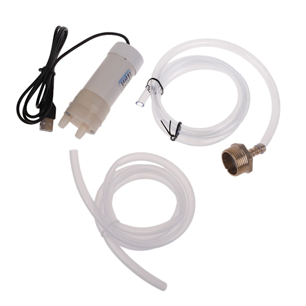 5V2A USB-minivesipumppu letkulla 4L/min Itseimevä pumppu USB-virta Tehokas vesipumppu 5 meters 0.35