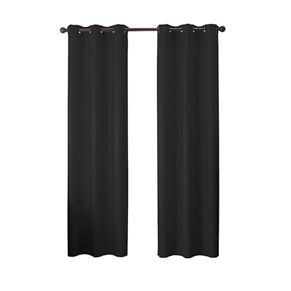 Blackout panel kit Set med utskjæringer Gardiner Termisk isolert