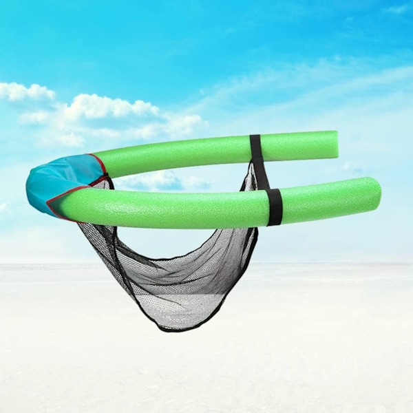Flydende stol Pool stole Swimmingpool flydende stole Pool flydende seng stol stang til børn, der lærer at svømme (grøn)
