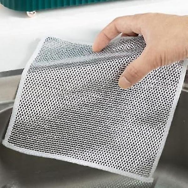 10 new multi-functional non-scratch steel dishcloths, multi-functional