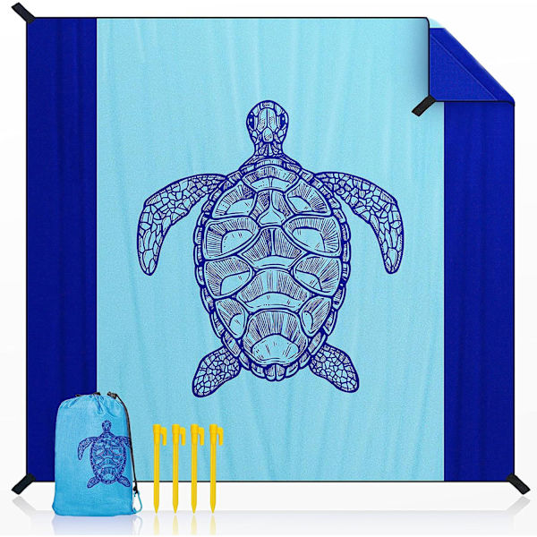 Hiekaton rantapyyhe 200x210cm Rantapyyhe Vedenpitävä Piknik Peitto