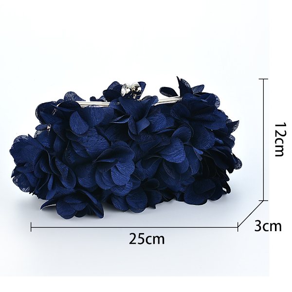 Blomster Cutch tasker til kvinder Aften tasker og Clutches Blomster Clutch tasker til kvinder Satin Party Prom håndtasker
