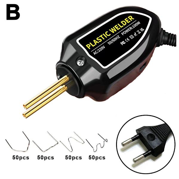 Hitsaus Mini 100W Lämpöpyssy Kuumaniittamuovihitsauskone Niin black EU one size