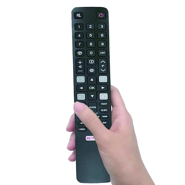 Ersättningsfjärrkontroll för TCL Thomson RC802N Fjärrkontroll för TCL Smart TV 32ES560 40ES560 U50P6146 U55C7006 U65X9026 U70C7026