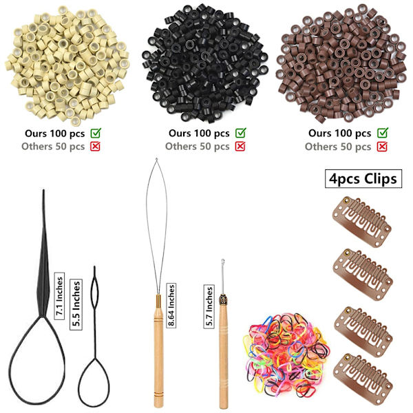Hårglitter Kit, Fe Hårglitter Extensions med Verktyg för Flickor Kvinnor