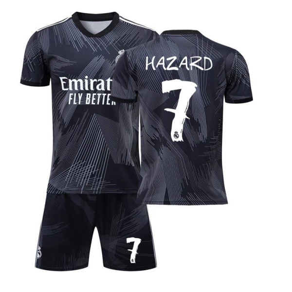 22-23 Real Madrid 120-årsjubileum Y3 Joint Jersey Set nr 9 Benzema nr 20 Vinicius Fotbollströja Thai Edition No. 7 + no socks Size 26 140-150cm