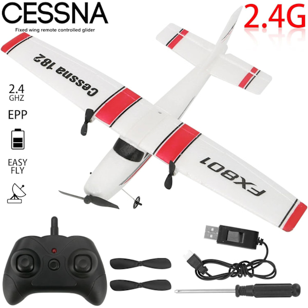 RADIOSTYRET RC FLY CESSNA FLY RTF ROBUST EPP SKUM FLYVE GLIDER