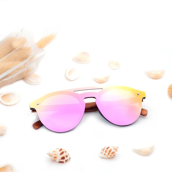 Promotion wooden  polarized sunglasses big size for men and women