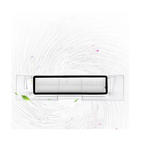 Dammsugarbehållare tillbehör dammbehållare dammkopp för D9 / L10 Plus robotdammsugare transparent white
