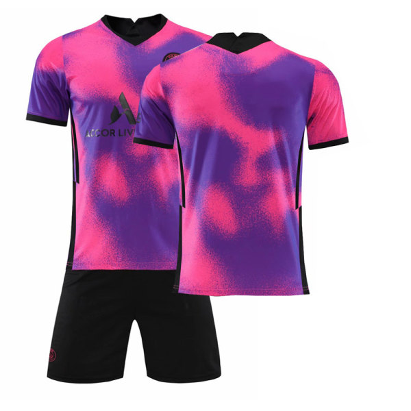 2021 Brazil L third away pink No. 7 Mbappe football jersey No. 4 Ramos jersey No. 30 Messi suit