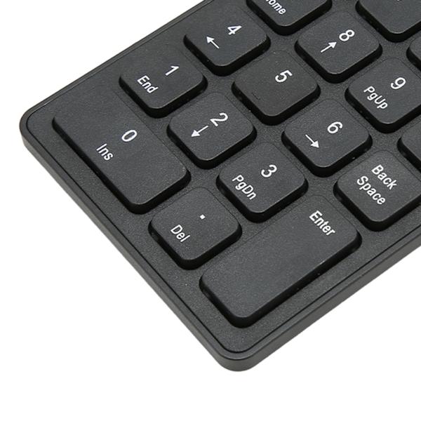 2.4G Trådløst Numerisk Tastatur Chokolade Knapper Plug and Play 18 Taster Nummer Numpad til Bank Regnskabsfører