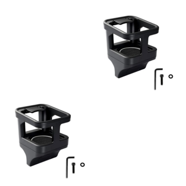 1/2 Musta Sisätilan Lisävarusteet Jimnylle Kestävä Mukiteline 2PCS
