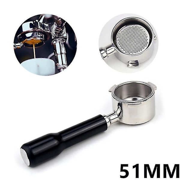 Jouluaiheinen 51 mm:n portafilter Delonghi Ec685:lle, jossa 2 tyylin kahvijauhekulho