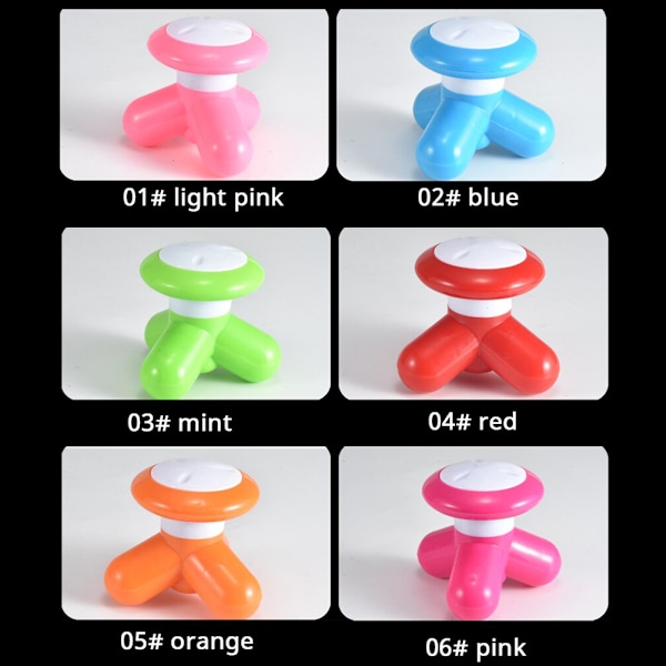 Mini Handhållen Massager Bärbar helkroppsvibrerande massager för avkoppling Ed
