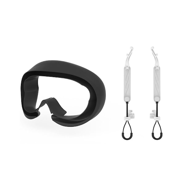 Vr-kahva Pico 4 Vr -pelikuulokemikrofoni Ohjaimen hihnat Valonvuoto Kasvopehmuste Vr-lisävarusteet-bl