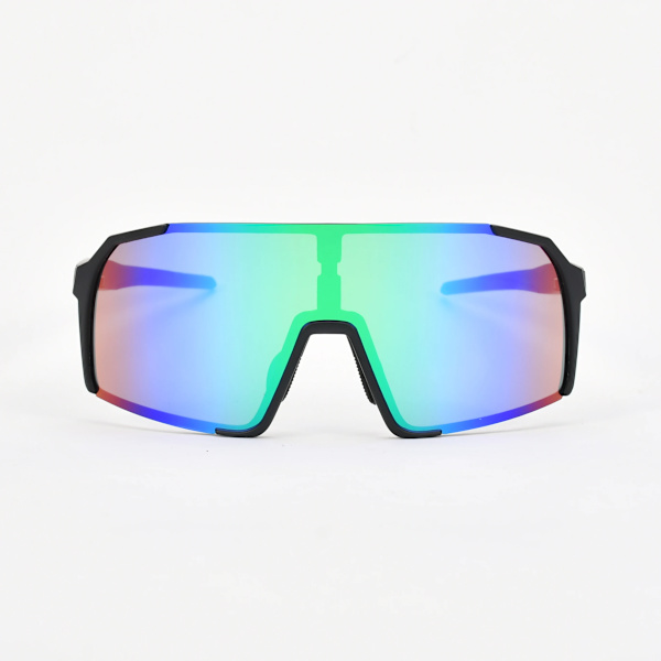 Anti-vind UV400 Cat 3 Silver Mirror Lens Herrcykel Golf Strand Sport Solglasögon Från Guangzhou Fabrik 2024 Green Mirror sport