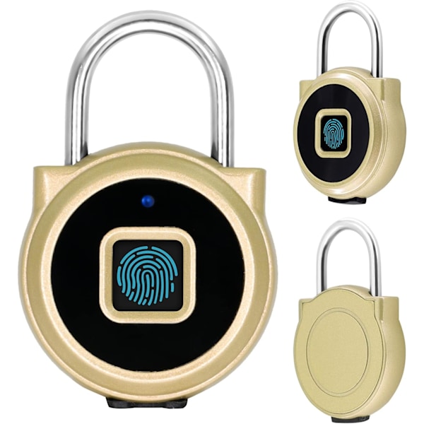 Smart fingeravtryckslås, Bluetooth-lås, guld