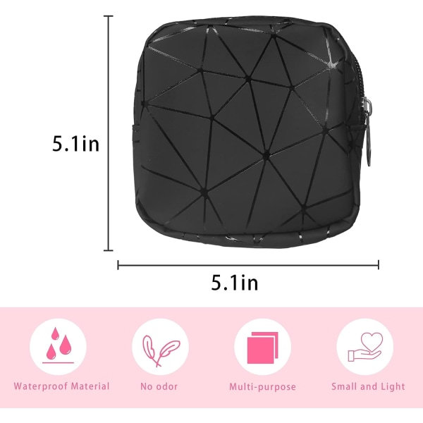 Hygiejnebind opbevaringspose, menstruationskoppose, pige rejsegeome