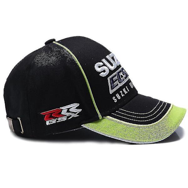 Moto GP Suzuki Team Racer Racing Cap - Broderad Basebollkeps för Män, Utomhussportskeps