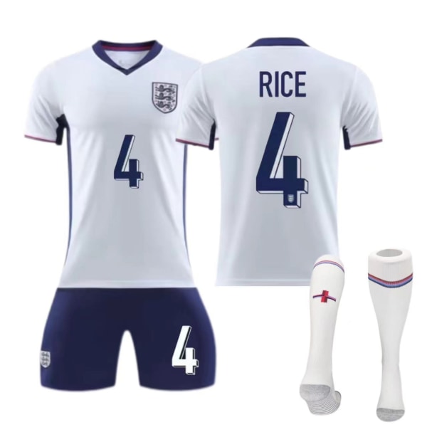 European Cup England home jersey No. 9 Kane No. 10 Bellingham children's adult suit football uniform