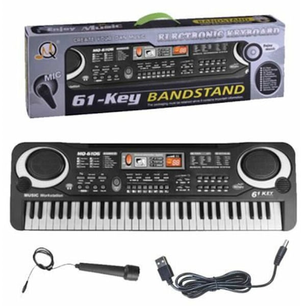 Elektronisk klaver elektronisk keyboard digitalt klaver 61 tangenter elektronisk klaver begynder keyboard klaver legetøj børn