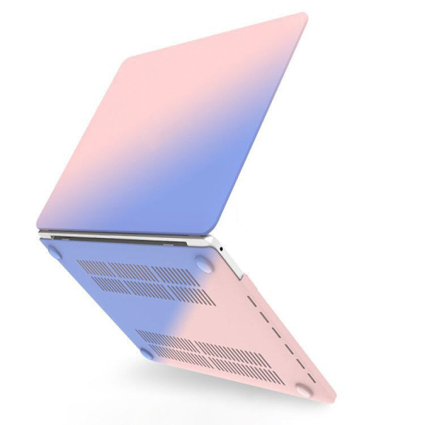 MacBookin suojakotelo kovalla kannella Pink Blue Pink Blue 2023 air15