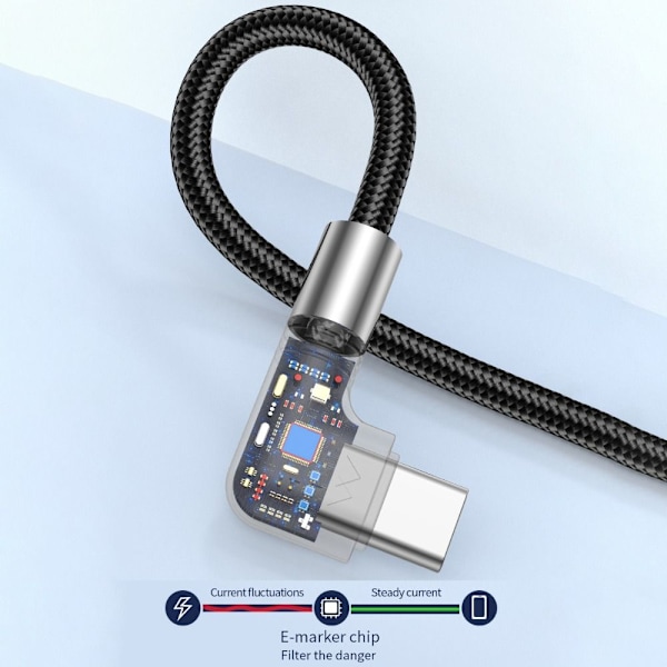 Tyyppi C -kaapeli USB-C datakaapeli 0,5M 0.5m