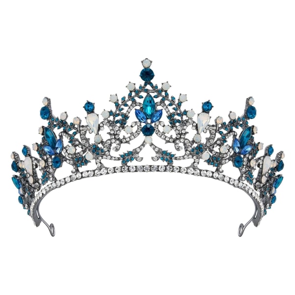 Blue Tiara Crown for Women, Frozen Elsa Princess Crown, Gothic W