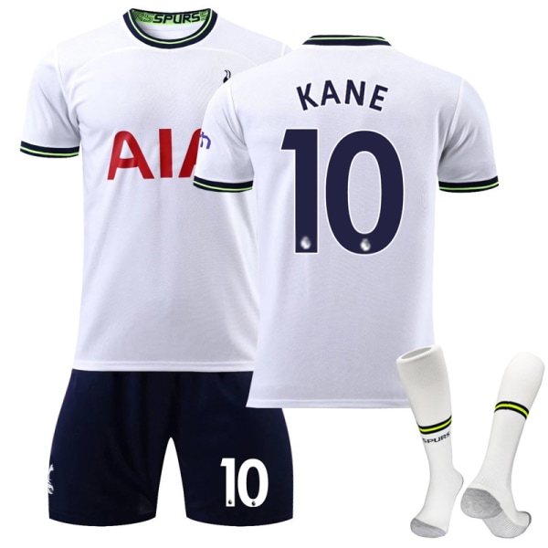 22-23 Tottenham Hotspur hjemmebane nr. 10 Kane trøje fodbolduniform sportsdragt Richarlison nr. 17 Romero No. 9 with socks + protective gear #28