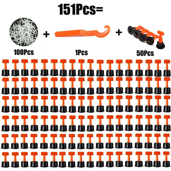 2x151kpl Tasoitusjärjestelmä Laattatukit Seinätapit Kiilatukit Lattia Seinälaatta Carrelage