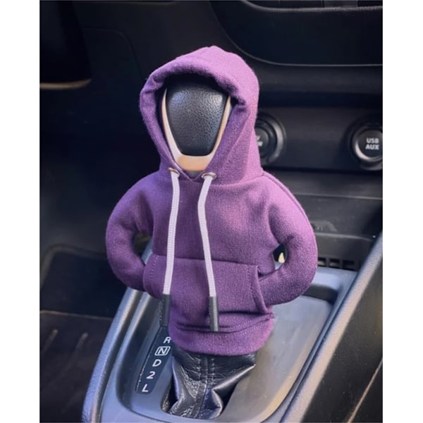 Hoodie Gear Shift Cover Fashion Gearshift Hoodie Bil Gear Shift Knob Cover black