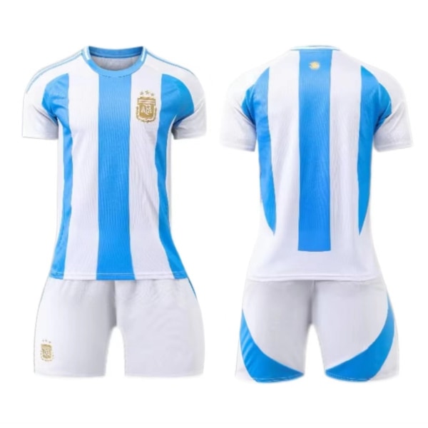 Amerikan Cup - Argentiinan kotipaita nro 10 Messi nro 11 Di Maria lasten aikuisten puku urheilu Factory default blank version XXL