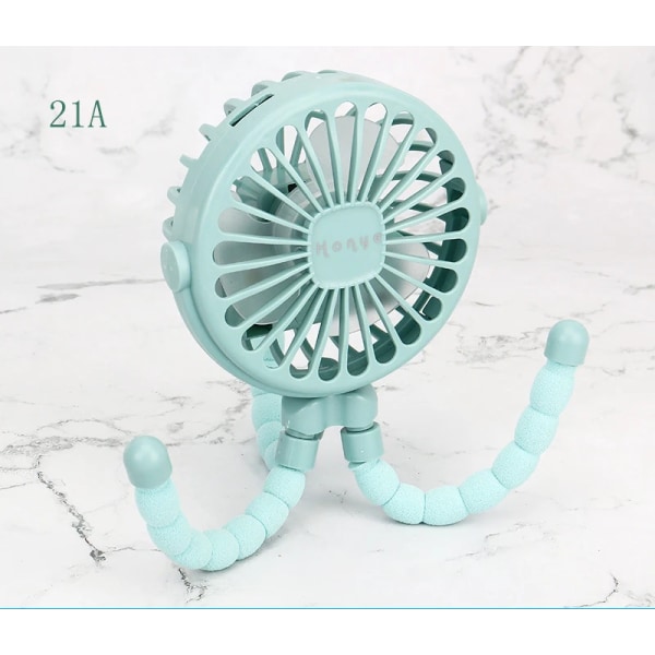 360 Degree Rotate Flexible Tripod USB Rechargeable Clip On Fan Battery Operated Personal Small Portable Baby stroller Fan