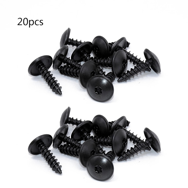 Motorhjelm Dæksel Buede Torx Clips Fasteners 20stk Torx Truss til Hovedstik til Fender Skruer til A1 A3 A4L A5 A6