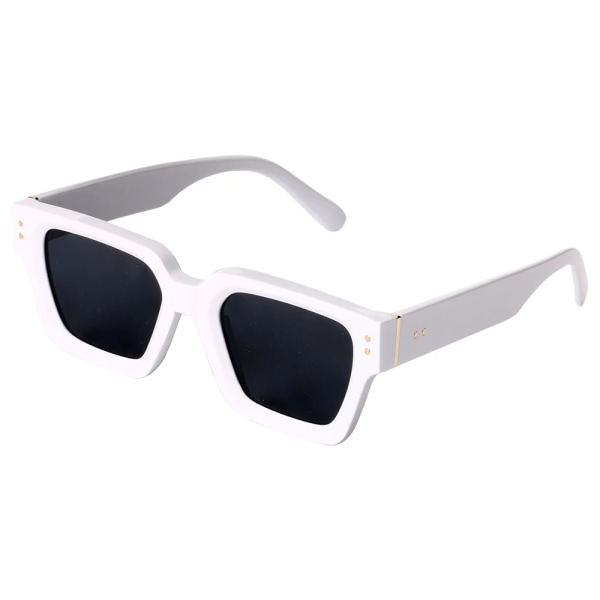 2024 Solglasögon Hela Lyx Anpassade Premium Nyanser Kvinnor Designer Svart Märke Solglasögon Herrar Kvadratiska Solglasögon För Män C3 Yellow Frame Full Gray Luxury Fashion Sunglasses