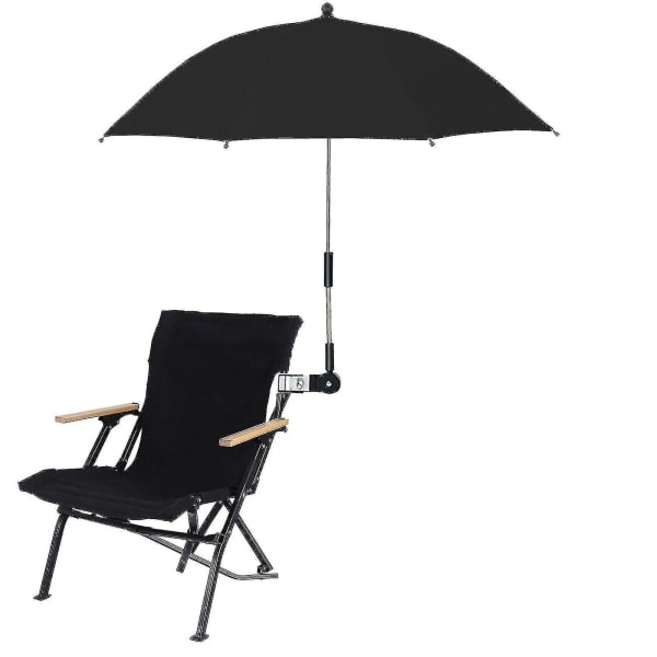 Chair umbrella with universal with clip 360 adjustable beach umbrella