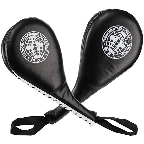 2-pak Taekwondo Kick Pads, Holdbare Kick Pads Sort YIY9.27 SMCS.9.27