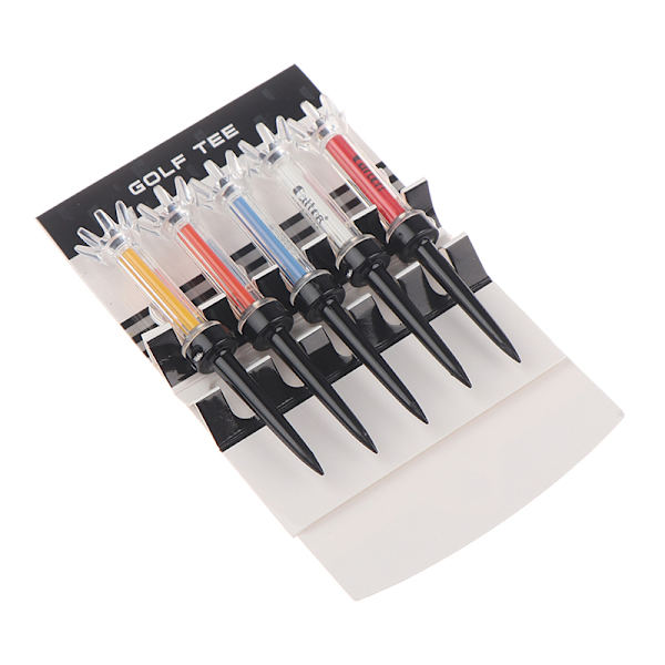 5 stk. 360 graders roterende golftees 90 mm tee golfboldholder (FQ)