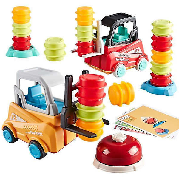 Gaffeltruck Transport Spil, Gaffeltruck Frenzy - Stable- og matchende dygtighedsspil for 2 spillere