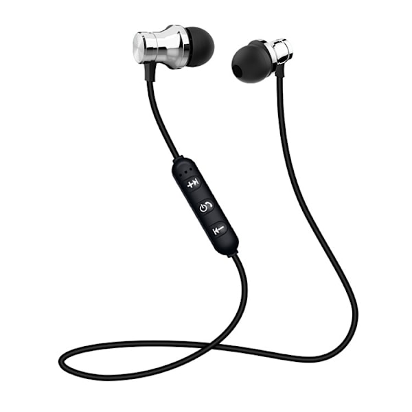 XT11 magnetiske Bluetooth-hovedtelefoner, sports in-ear trådløse Bluetooth-hovedtelefoner Dark grey