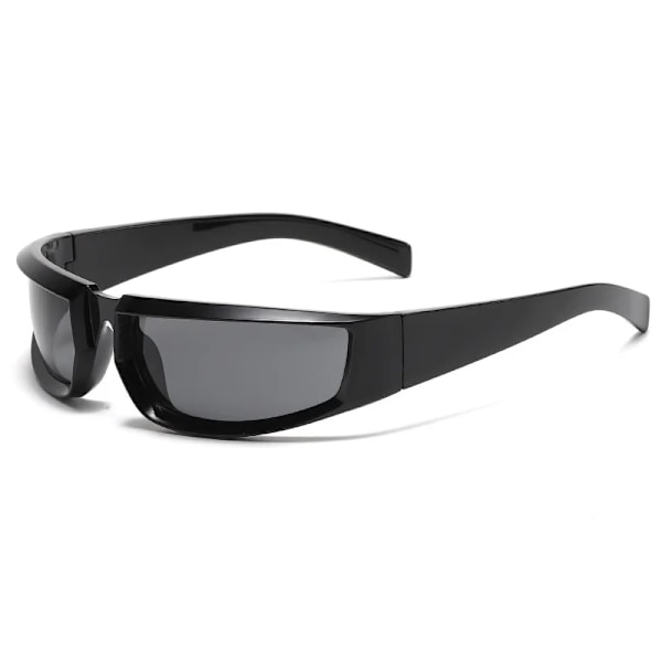 HBK 2024 Y2K Aurinkolasit Ulkoilu Pyöräily Urheilu Aurinkolasit UV400 Sävyt Muoti Silmälasit K38358-C01 Black.Black