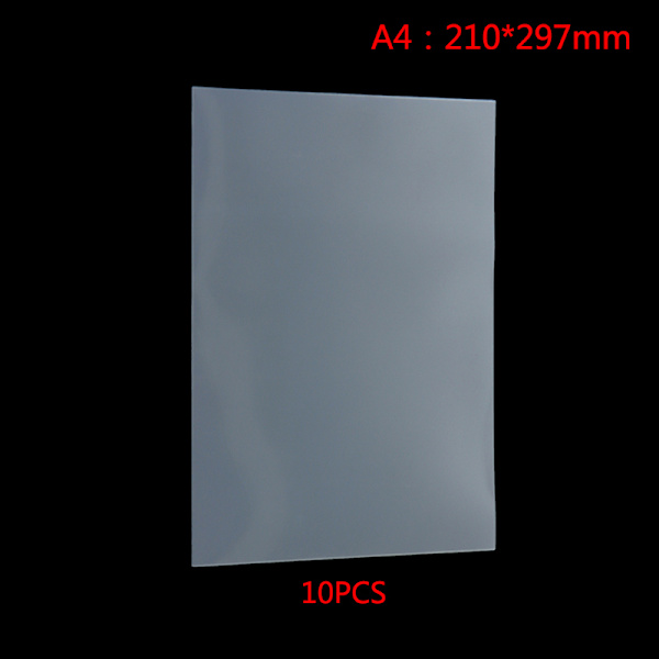10 stk A3 A4 A5 blekkstråle og gjennomsiktige ark for utskrift 210*297mm