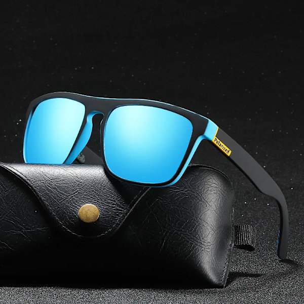 Laadukkaat, muodikkaat, mukautetut logolla varustetut neliönmuotoiset aurinkolasit, urheilulliset, polarisoidut miesten aurinkolasit 2024 C1 mens sunglasses