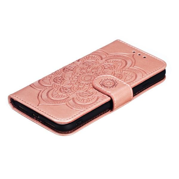 iPhone 7/8/SE (2020/2022) - Mandala Plånboksfodral - Roséguld Roséguld Rose gold Rose gold