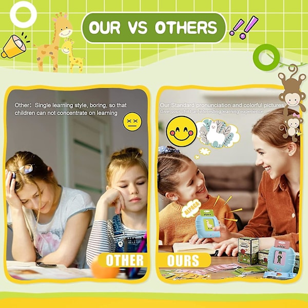 Learning Toys With Sound English Cards Electronic Early